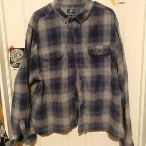 3XL Blue Flannel